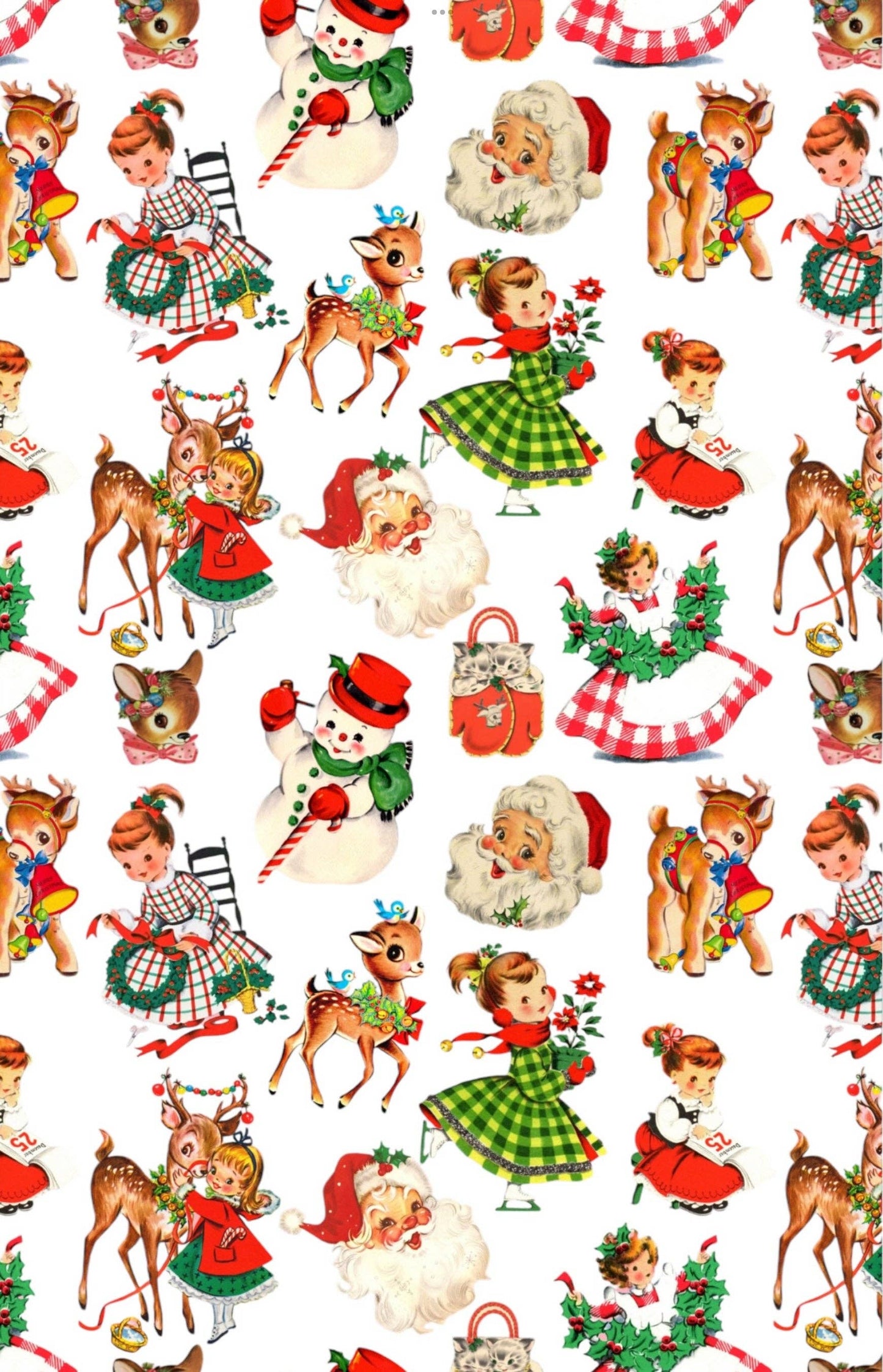 Nostalgic Christmas: Double-Sided Hand Towel