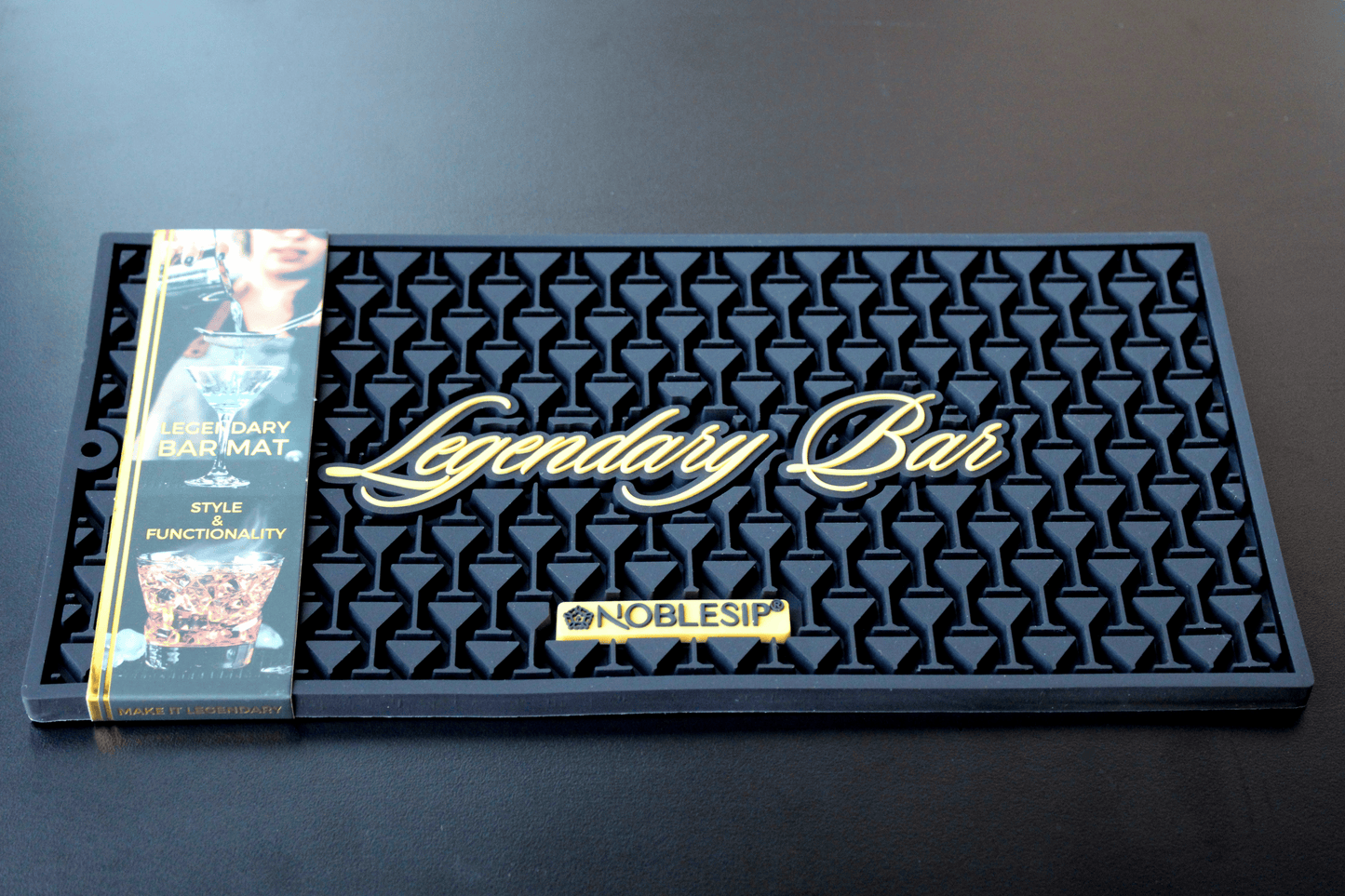 Bar Mat "Legendary Bar" by NOBLESIP, perfect for home bars!