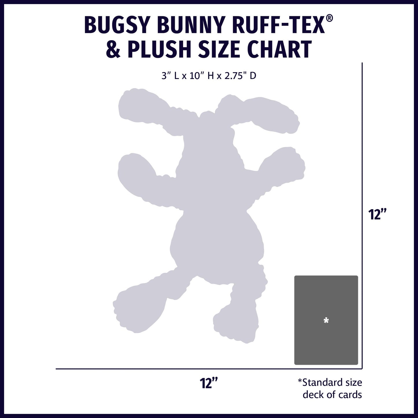 Bugsy Bunny Huggle-Fusion® Dog Toy