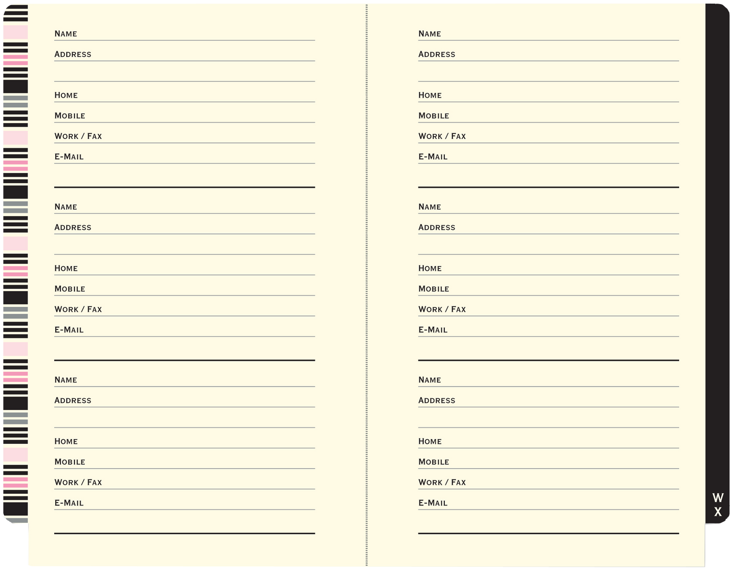 Little Pink Book Of Addresses