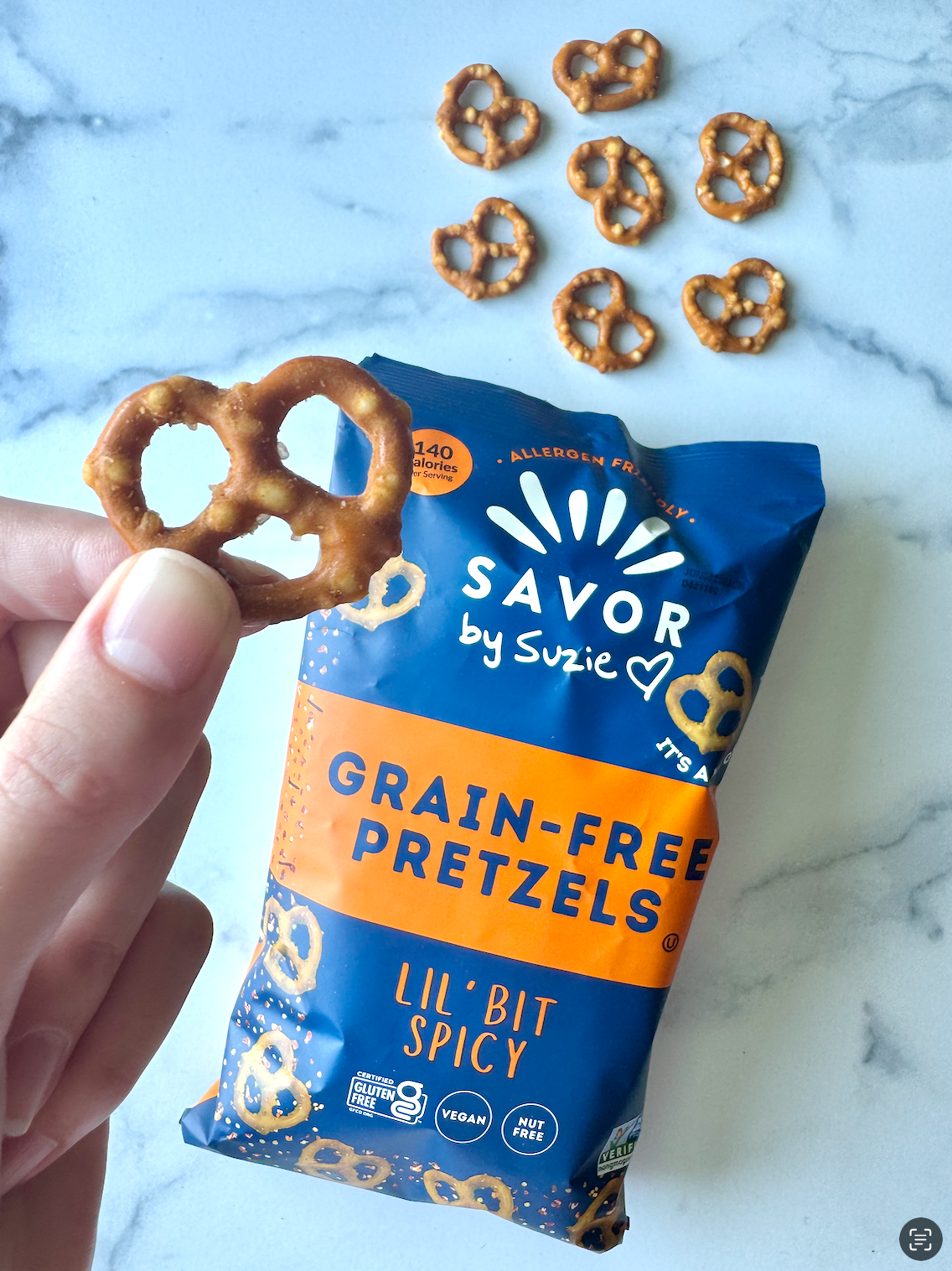 Spicy Grain Free Pretzels 5oz