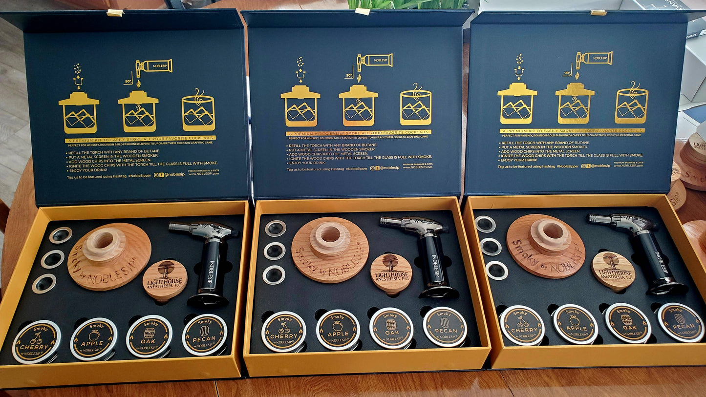 Whiskey Cocktail Smoker Kit, Men Gift Set. Father's day gift