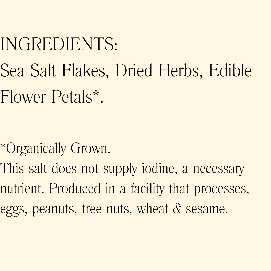 Flouwer Co. Classic Floral Garnishing Salt