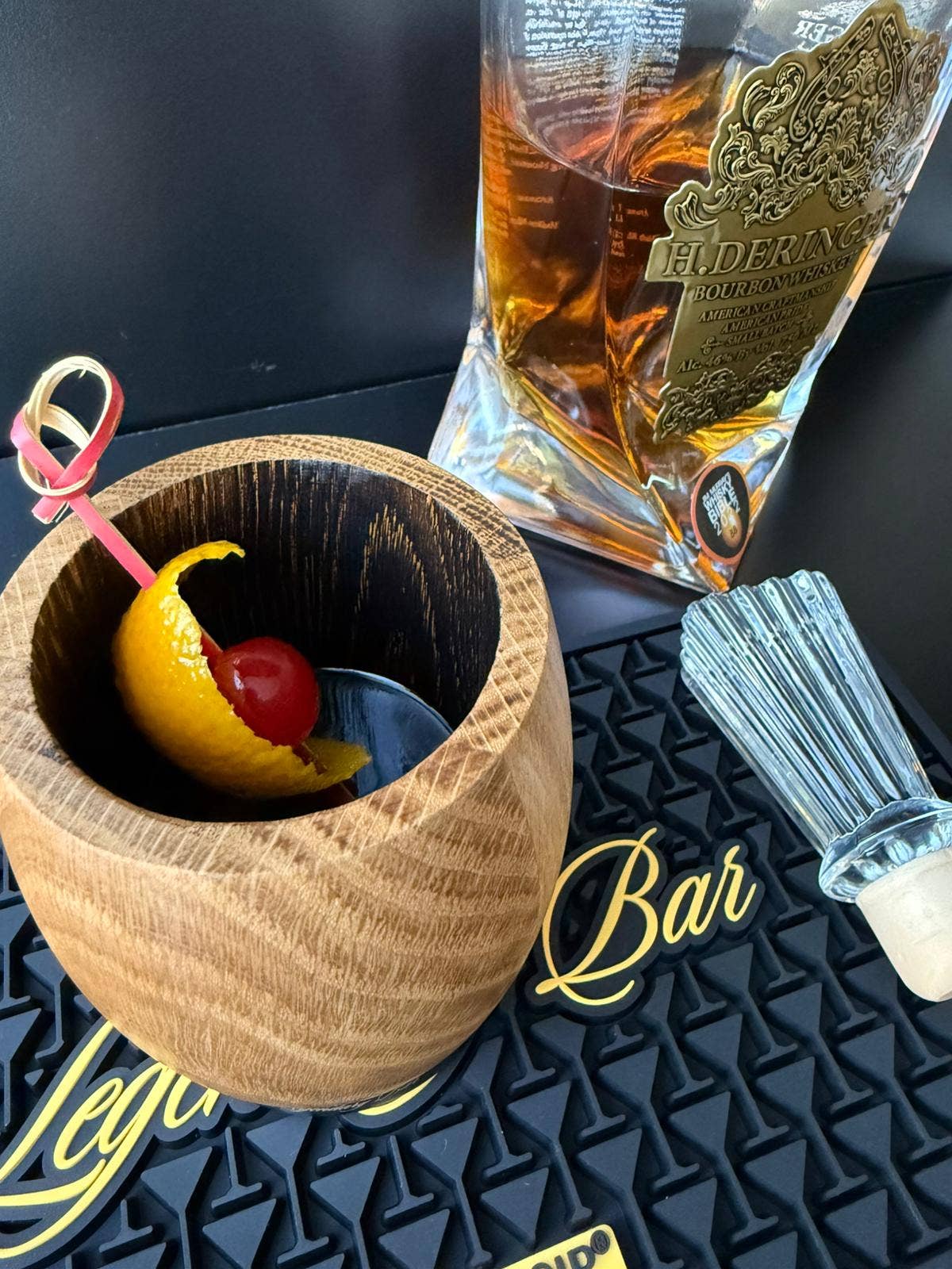 Bar Mat "Legendary Bar" by NOBLESIP, perfect for home bars!