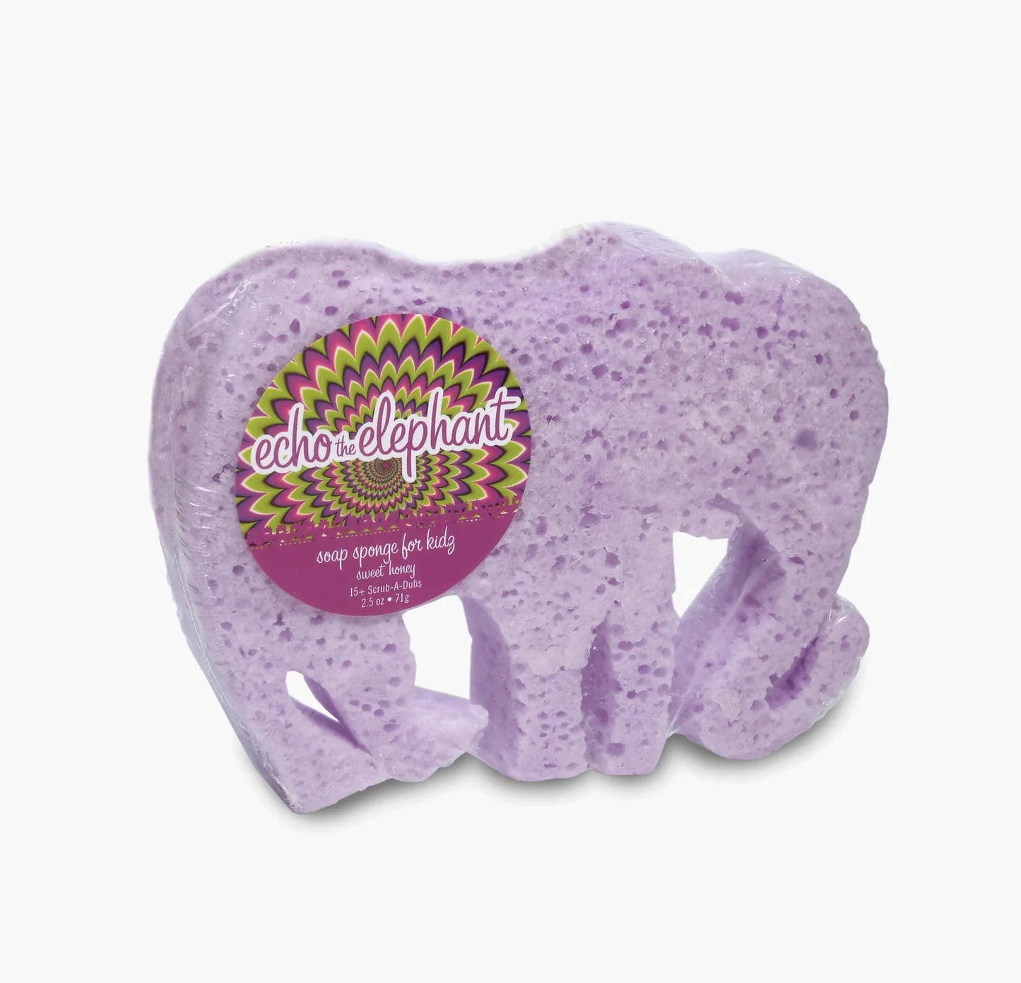Echo the Elephant Purple Sponge
