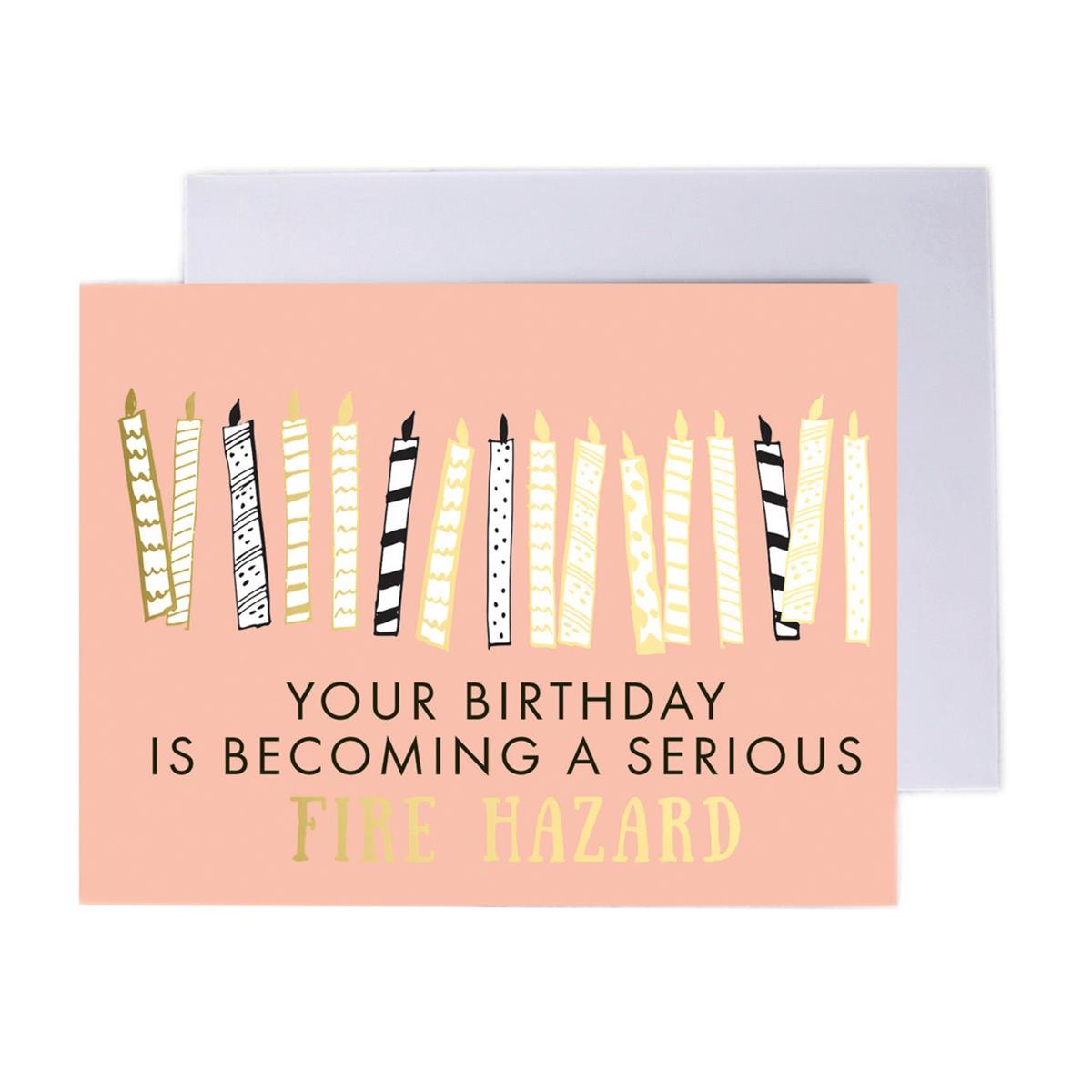 Fire Hazard Greeting Card