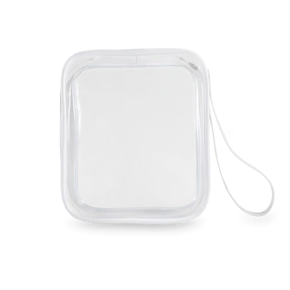 White Teletote Travel Pouch