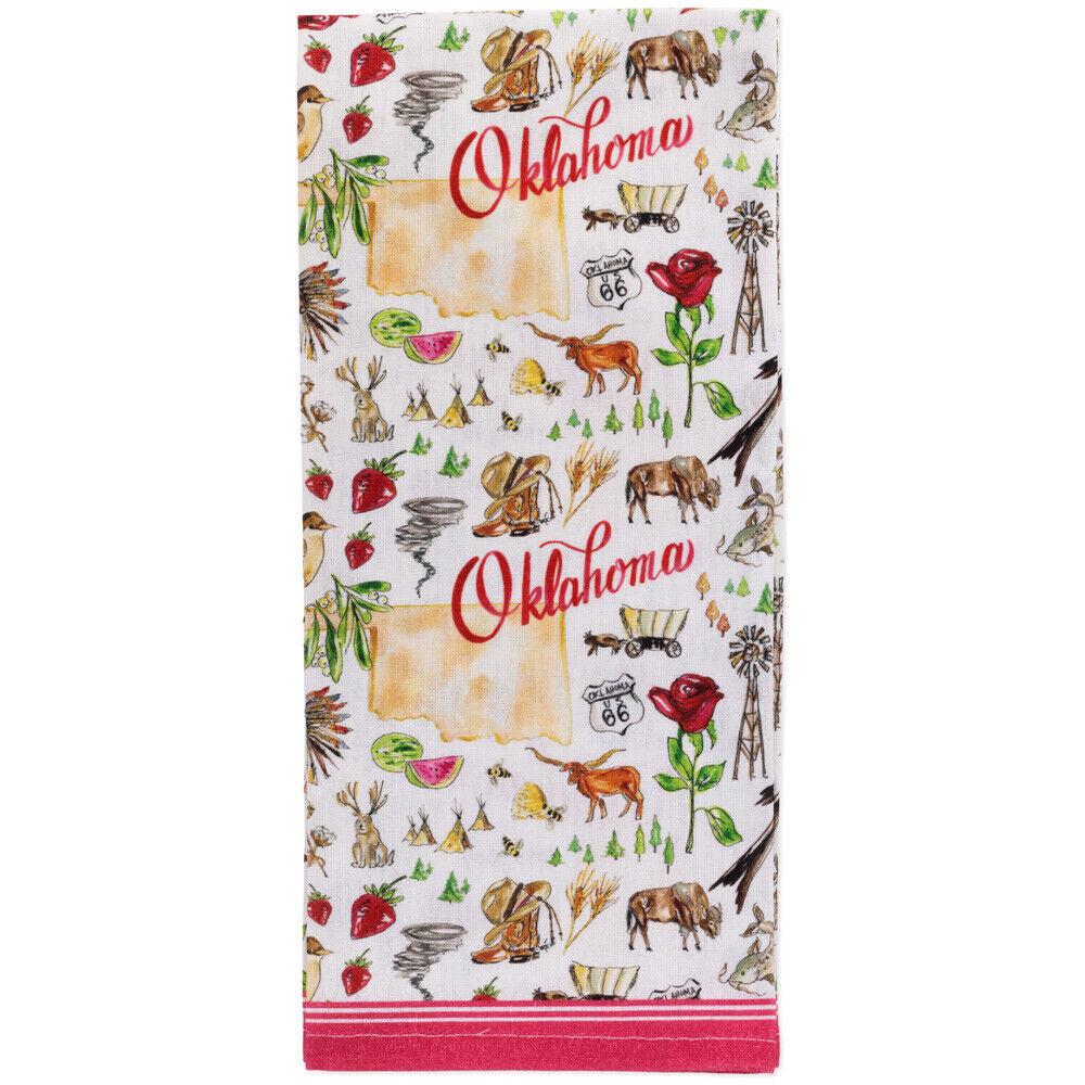 Oklahoma Tea Towel