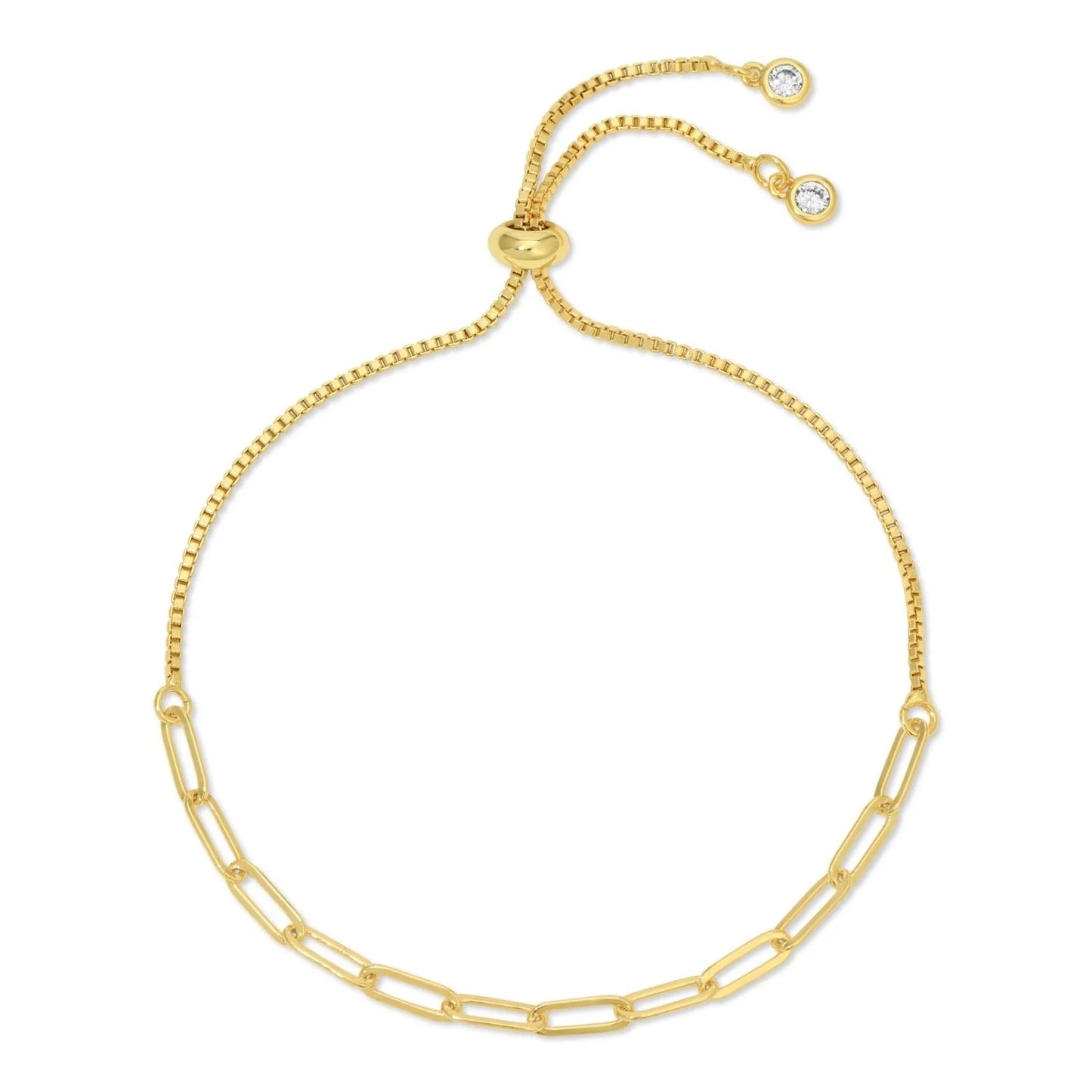 Delicate Link Chain Pulley Bracelet