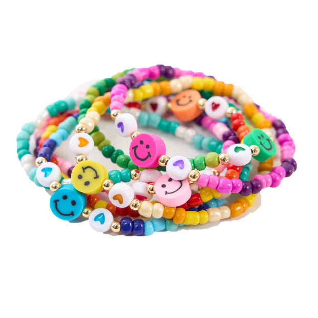 Smiley Beaded Bracelet
