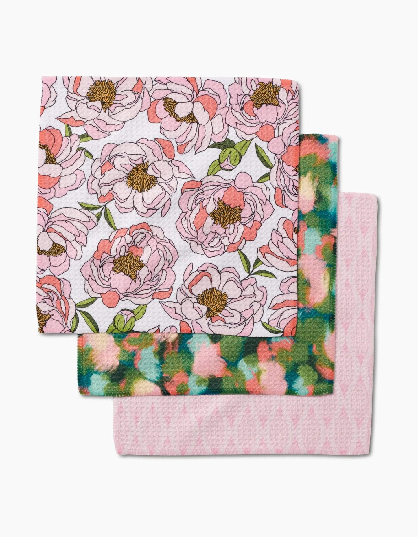 Peony Paradise Dishcloth Set