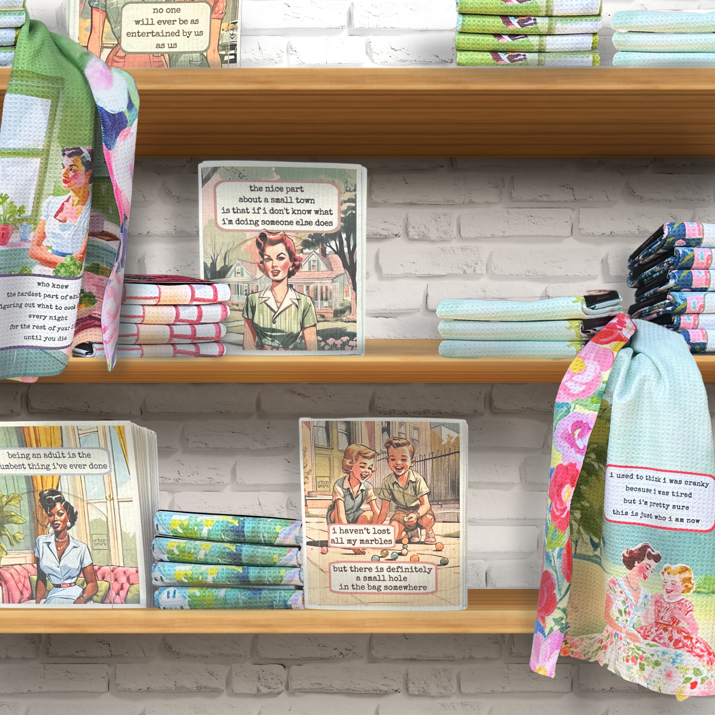 Wide Open Spaces - Swedish Dishcloth for West & Midwest