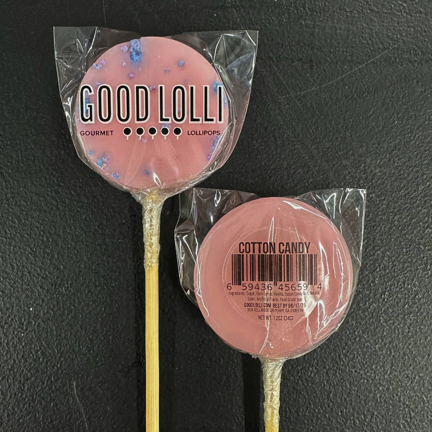 COTTON CANDY LOLLIPOP