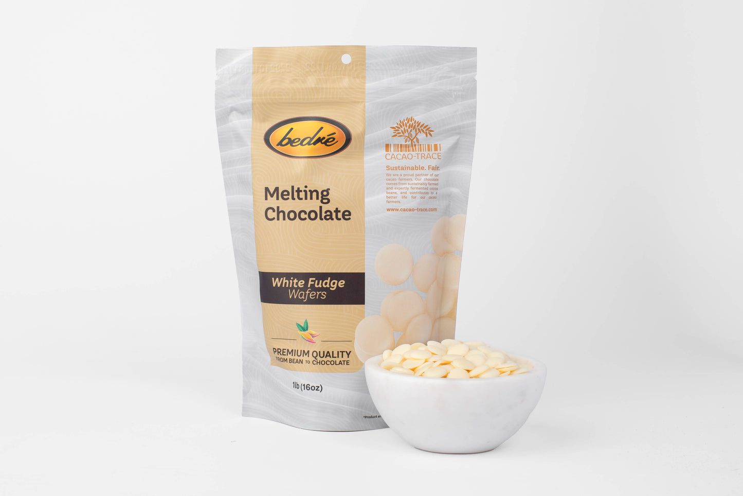 Melting Chocolate Wafers – White Fudge