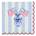 Cocktail Napkin American Stripes