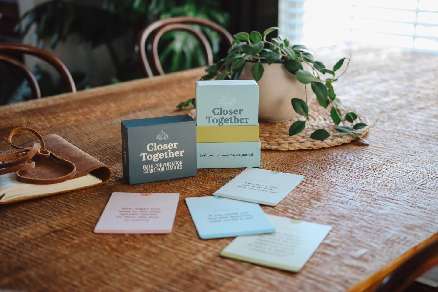 Closer Together: Christian Family Conversation Cards