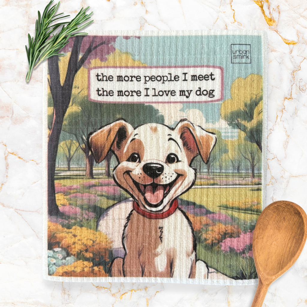 Love My Dog - Swedish Dishcloth for Pet Owners Dog Lovers