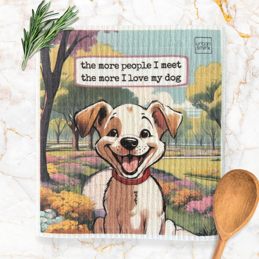 Love My Dog - Swedish Dishcloth for Pet Owners Dog Lovers