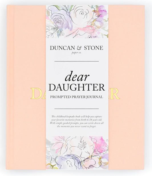 Dear Daughter Childhood Keepsake Book | Christmas Gift