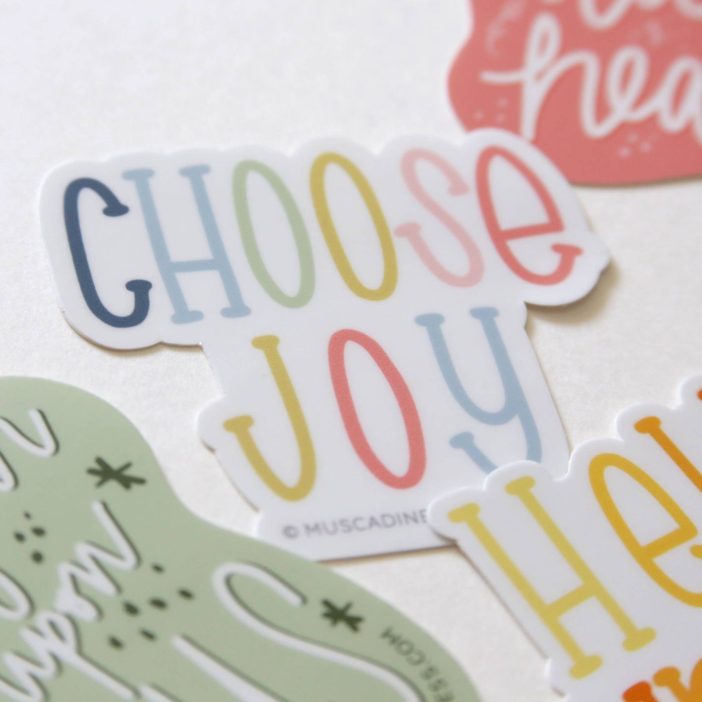 Vinyl Sticker, Choose Joy