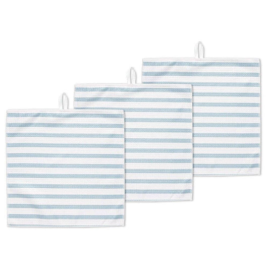 Microfiber Kitchen Dish Cloths 3pk - Stripes