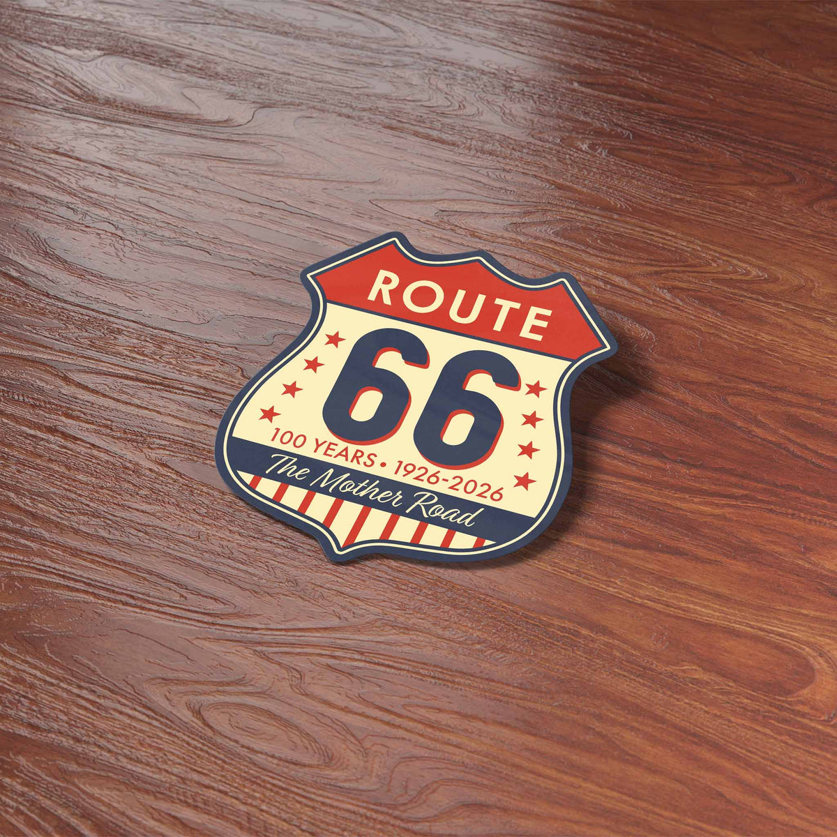 The Mother Road Route 66 Sticker - 100th Anniversary Decal
