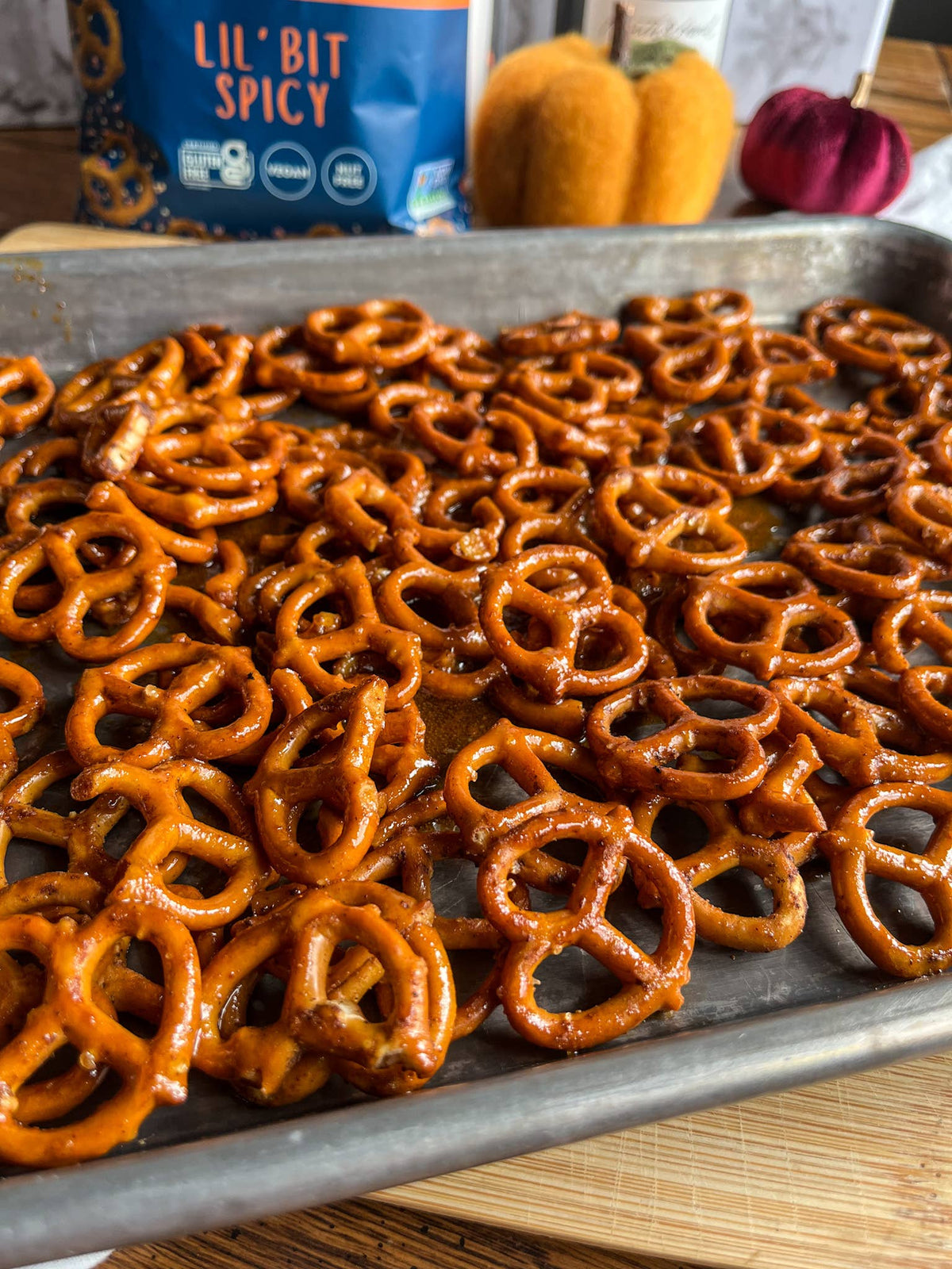Spicy Grain Free Pretzels Mini Bags 1.5oz