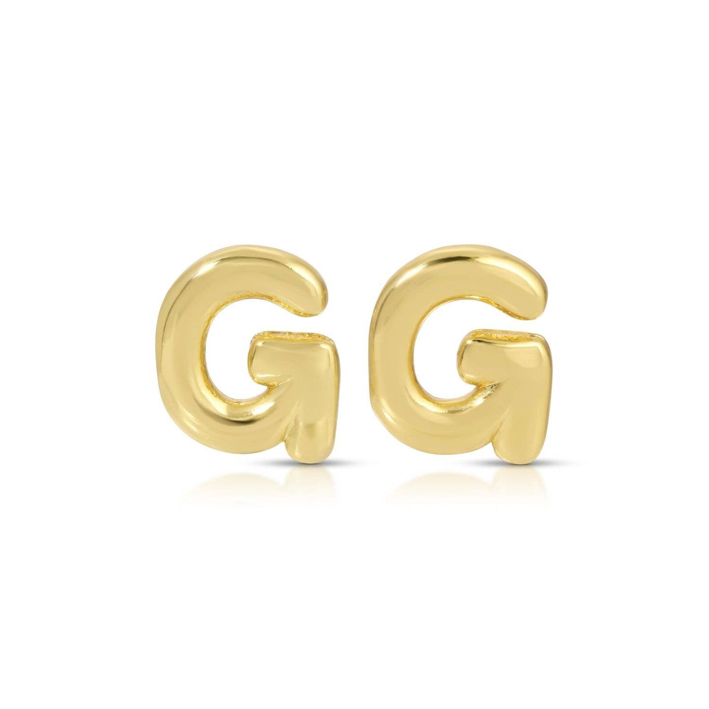 Assorted Initial Studs on Velvet