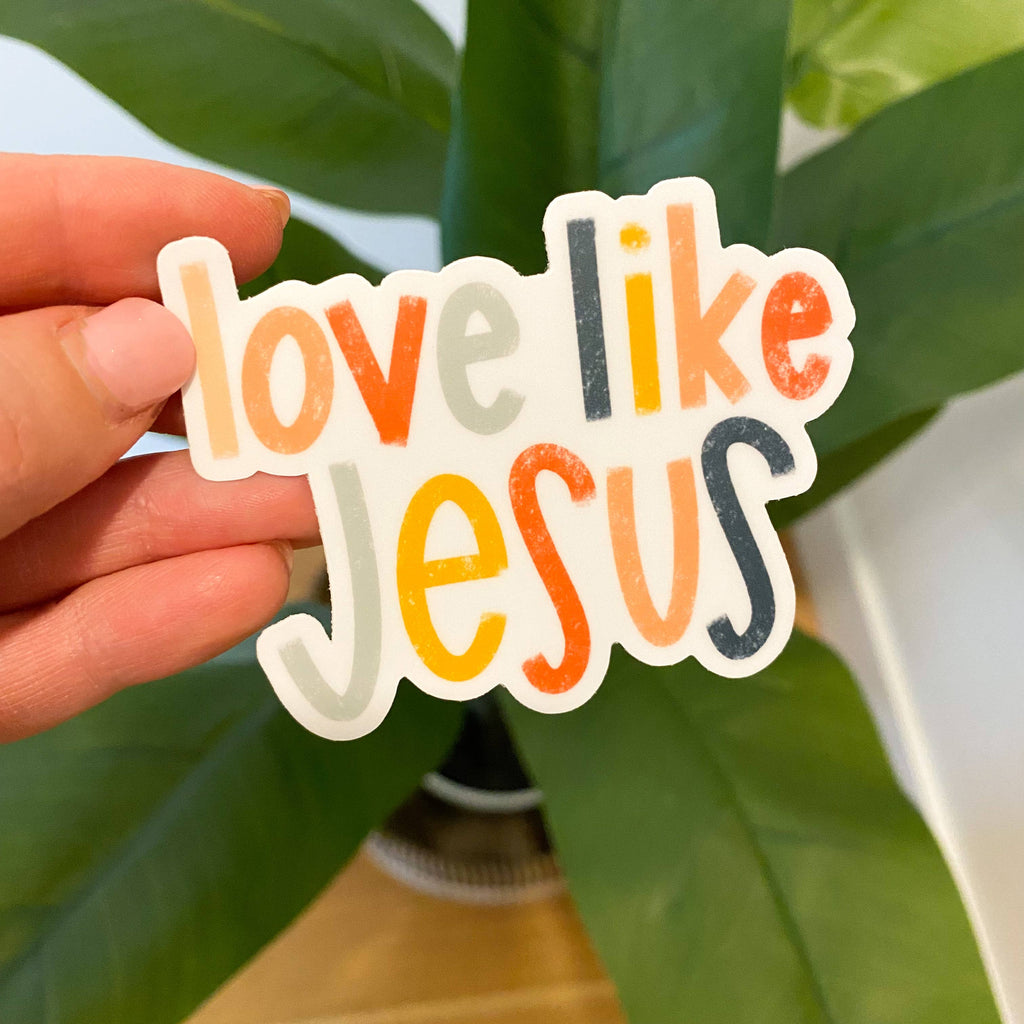 Love like Jesus sticker | Christian faith stickers & decals