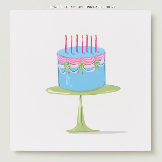 Birthday Cake Greeting Card