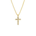 Delicate Cz Cross Pendant