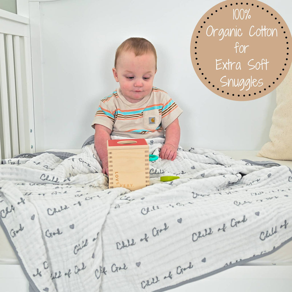 Child Of God Baby Toddler Muslin Blanket