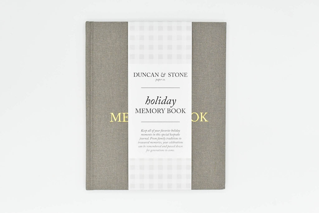 Holiday Memory Book & Family Keepsake | Memory Scrapbook