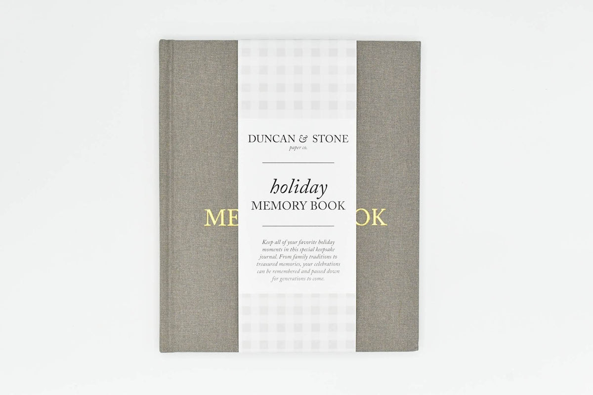 Holiday Memory Book & Family Keepsake | Memory Scrapbook
