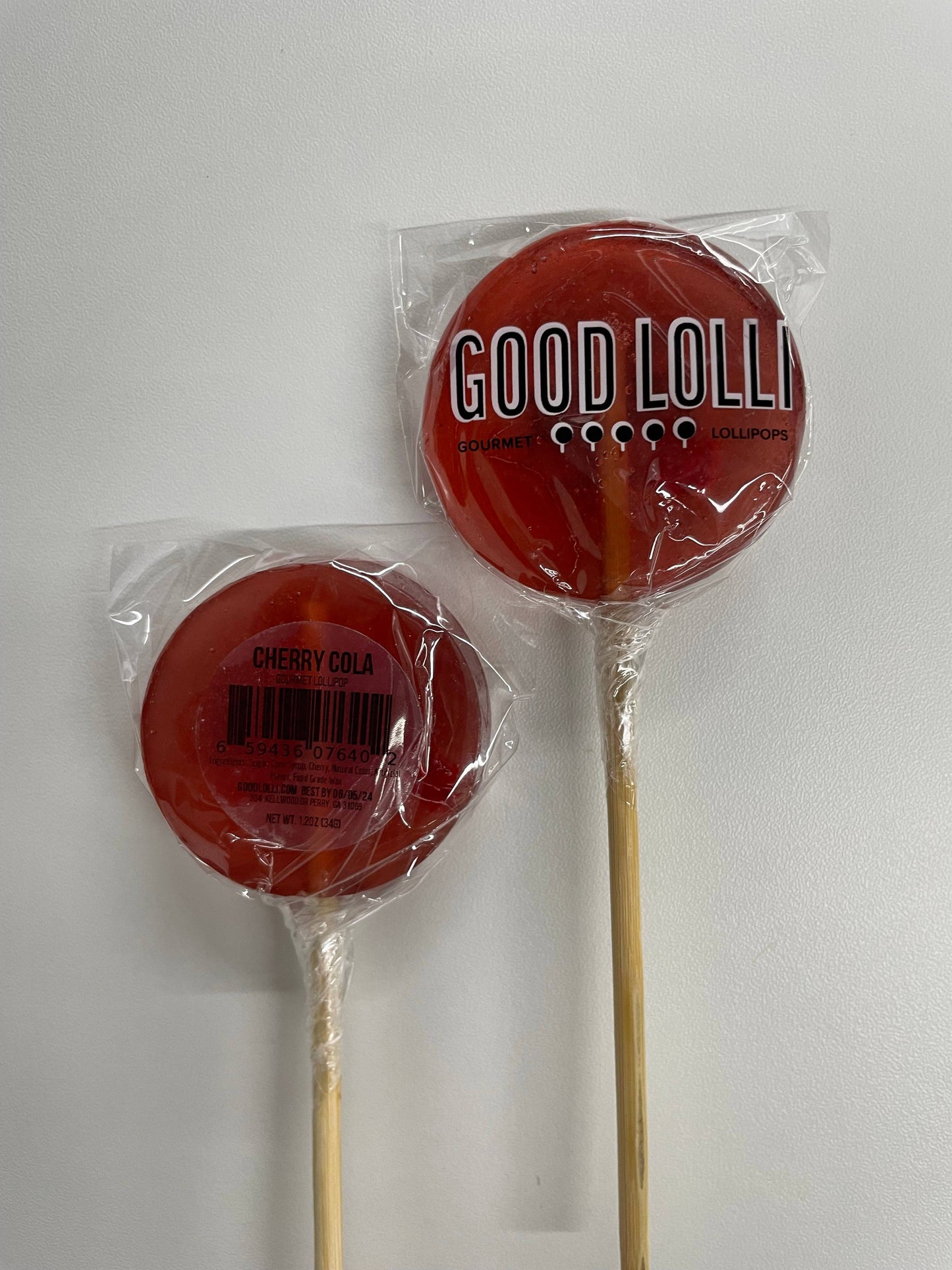 CHERRY COLA LOLLIPOP