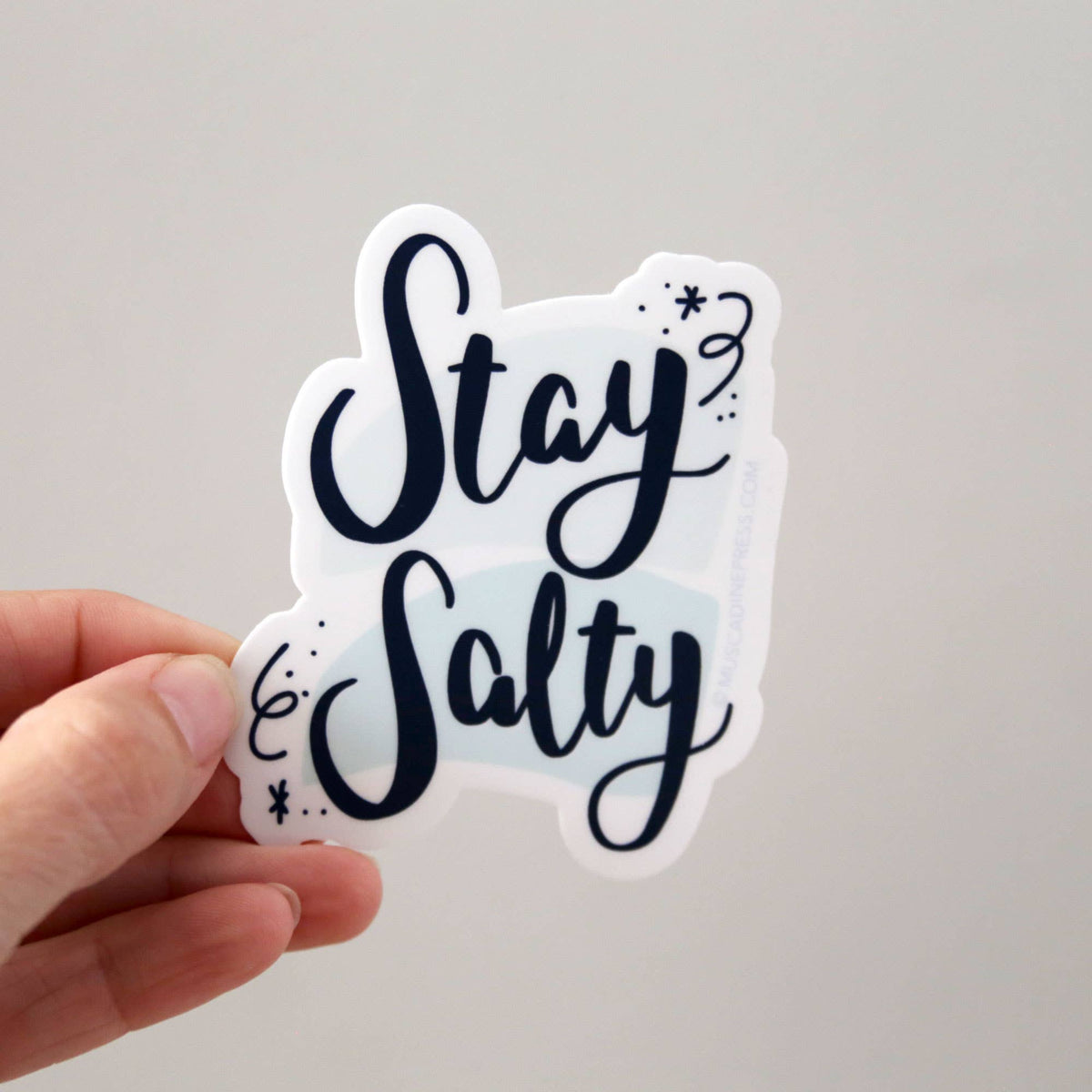 Vinyl Sticker, Stay Salty