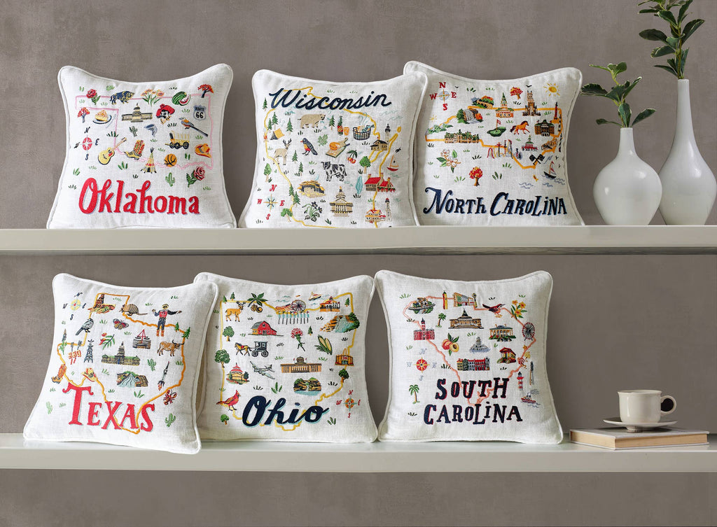 Oklahoma Printed Kitchen Towel - Angela Staehling