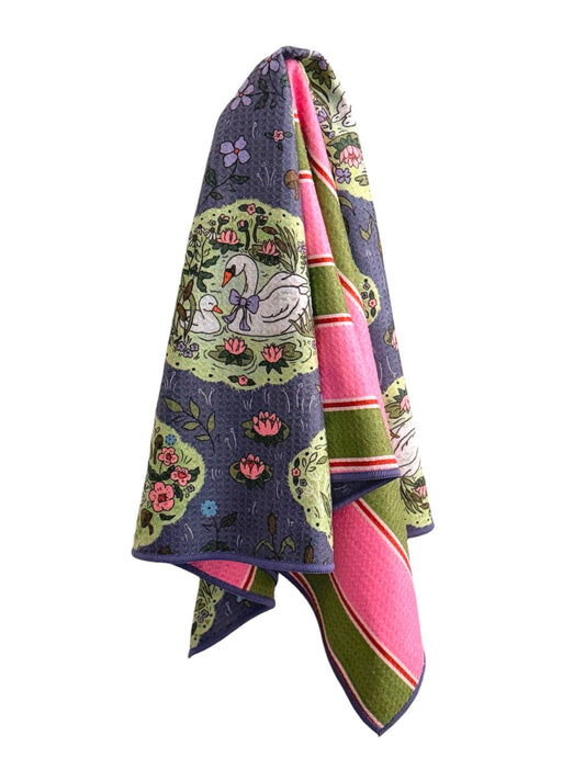 Enchanted Ponds: Reversible Hand Towel