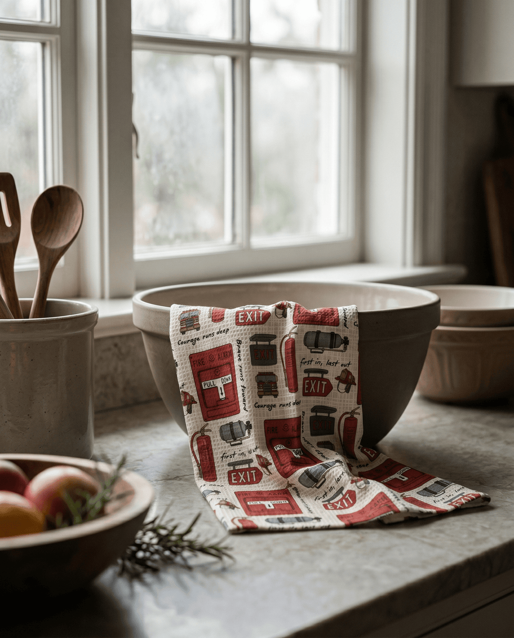 Firefighter Heritage Kitchen Towel