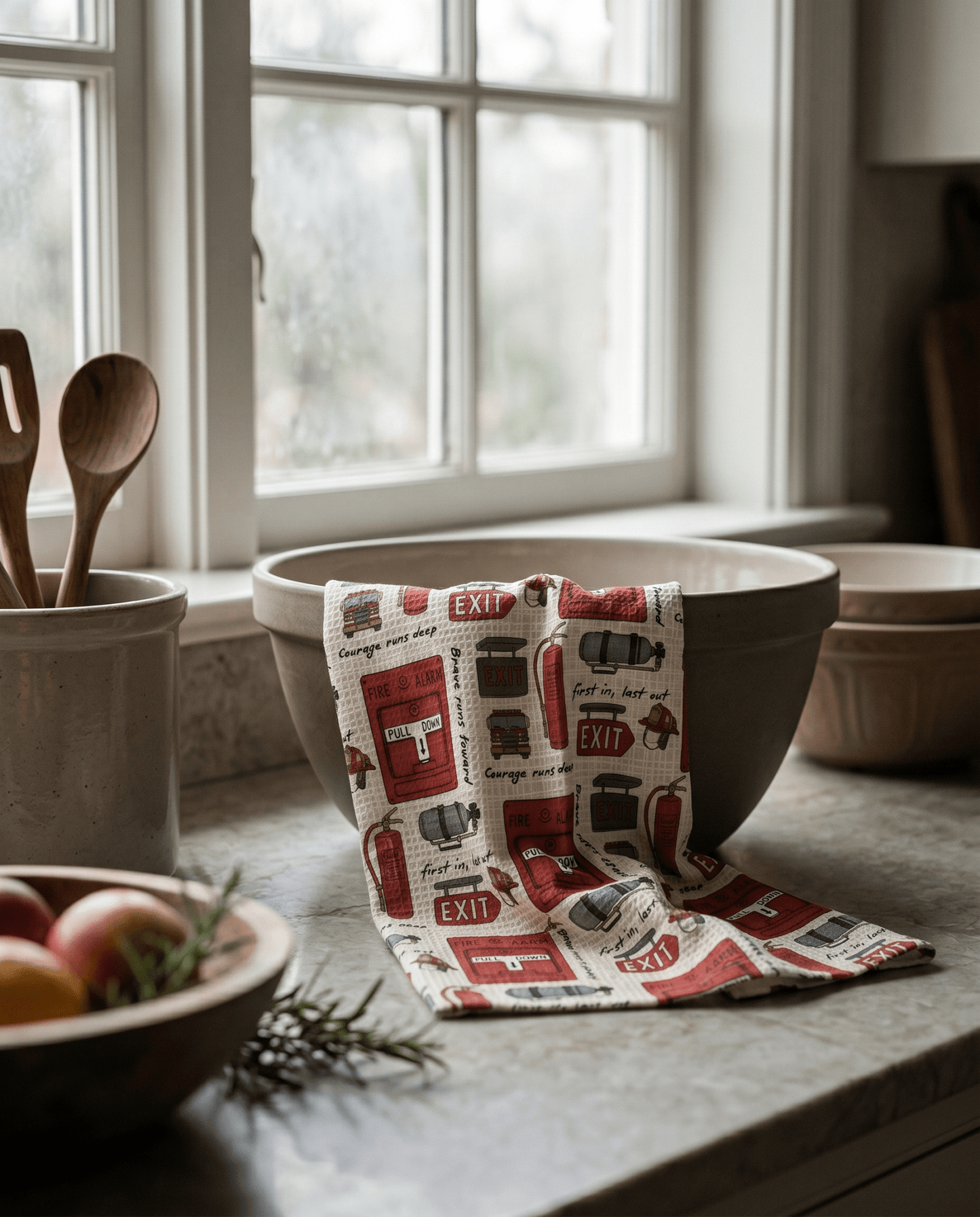Firefighter Heritage Kitchen Towel