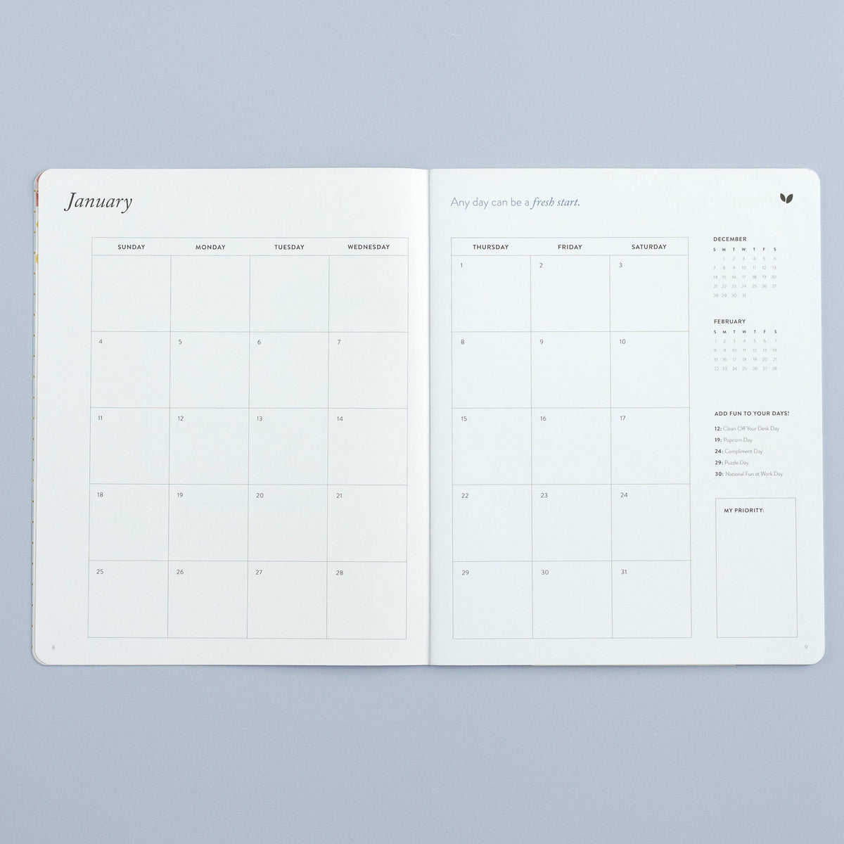 2026 Monthly Planner