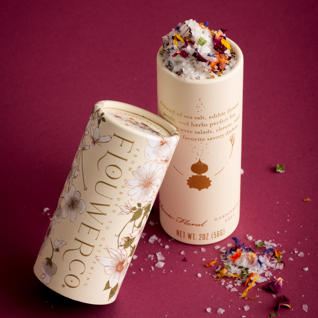 Flouwer Co. Classic Floral Garnishing Salt