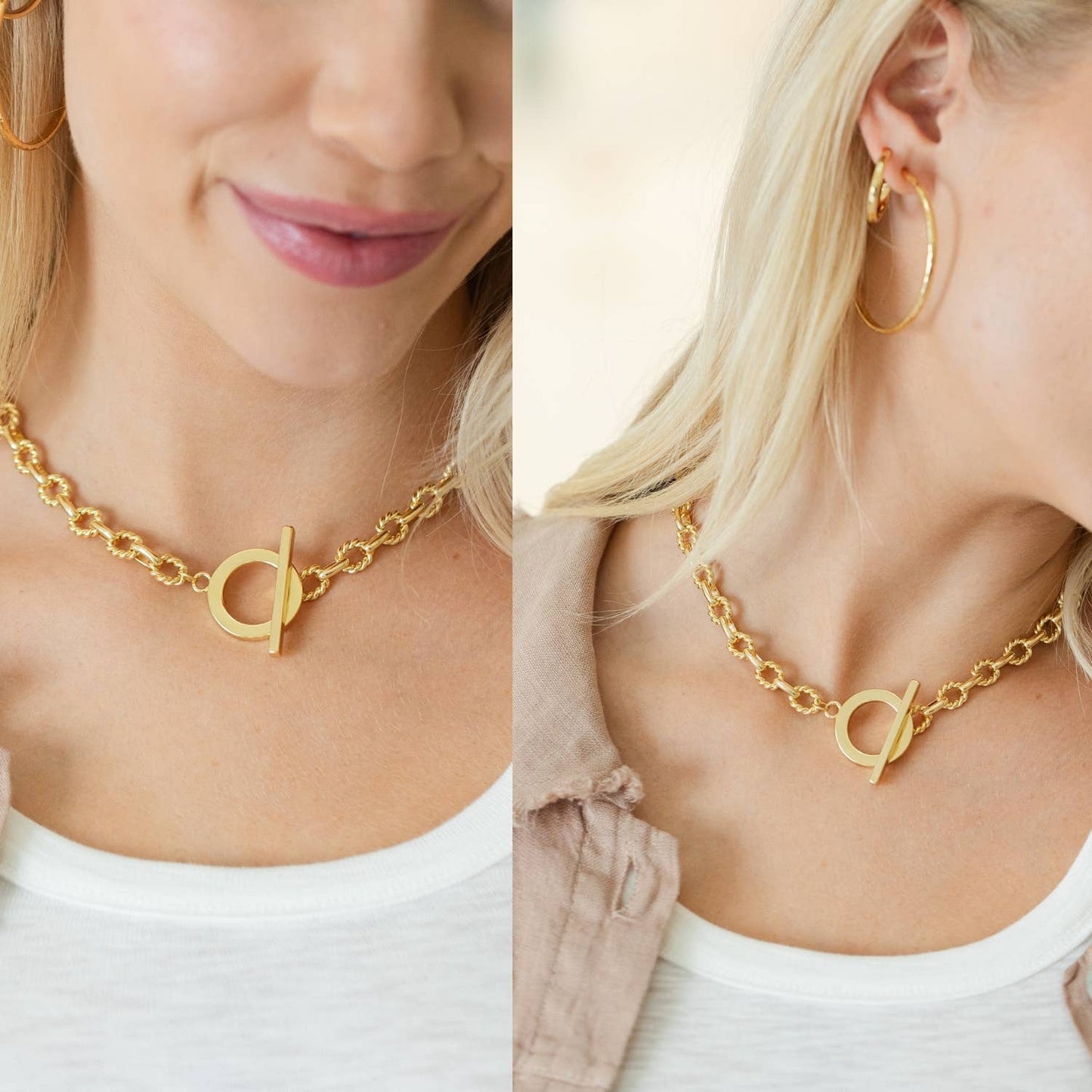 Be Bold, Statement Chain With Contemporary Toggle