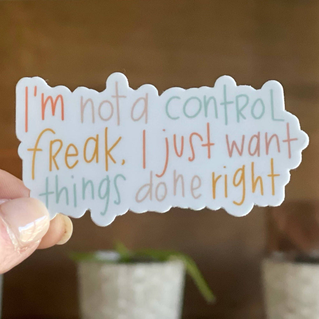 Control Freak Sticker
