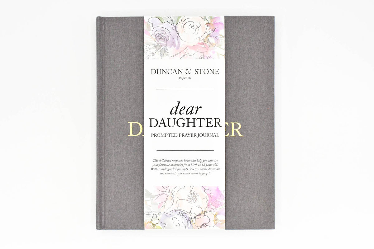 Dear Daughter Childhood Keepsake Book | Christmas Gift