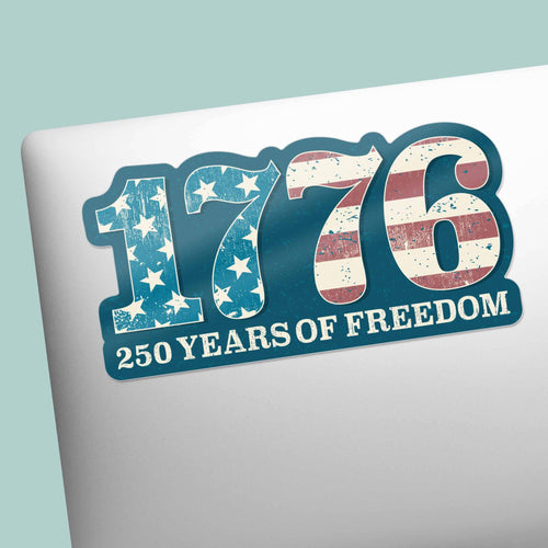 1776 America's 250th Anniversary Sticker -  USA 2026 Decals