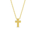 Small Simple Cross Necklace
