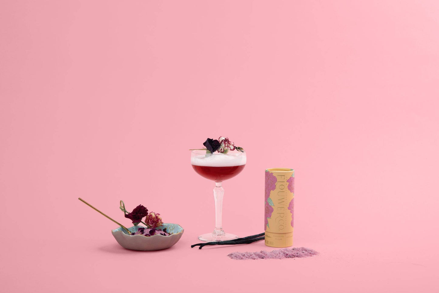 Flouwer Co. Sweet Rose Water Finishing Sugar