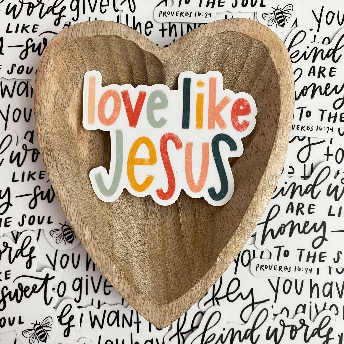 Love like Jesus sticker | Christian faith stickers & decals