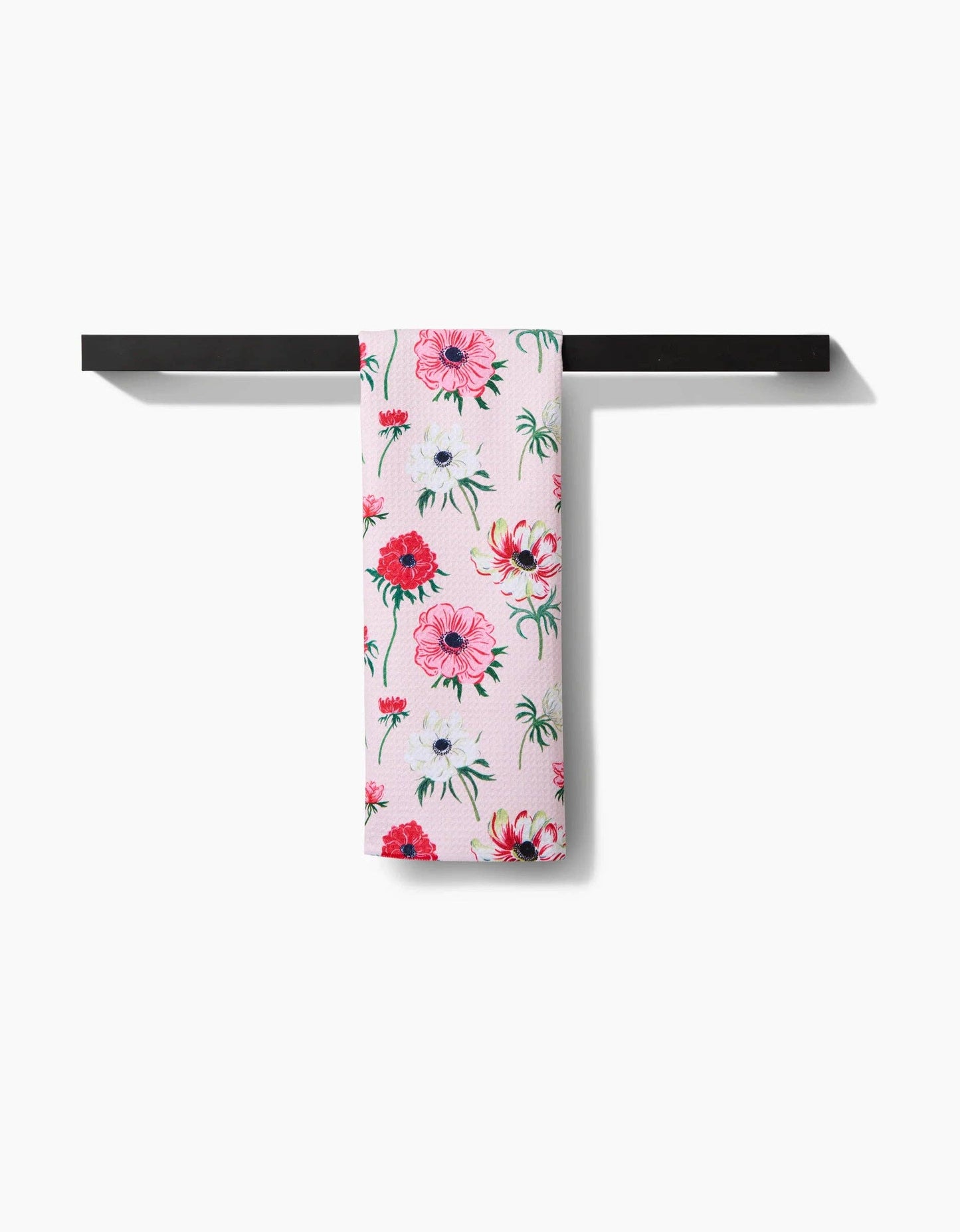 Anemone Garden Flowers Tea Towel